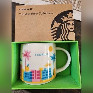 RETIRED Starbucks 2013 Florida You Are Here Collection Series Mug NEW